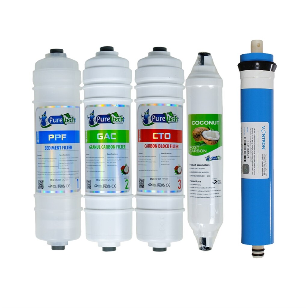 Bluewaterline - Puretech 5'li Filtre Seti Membranlı