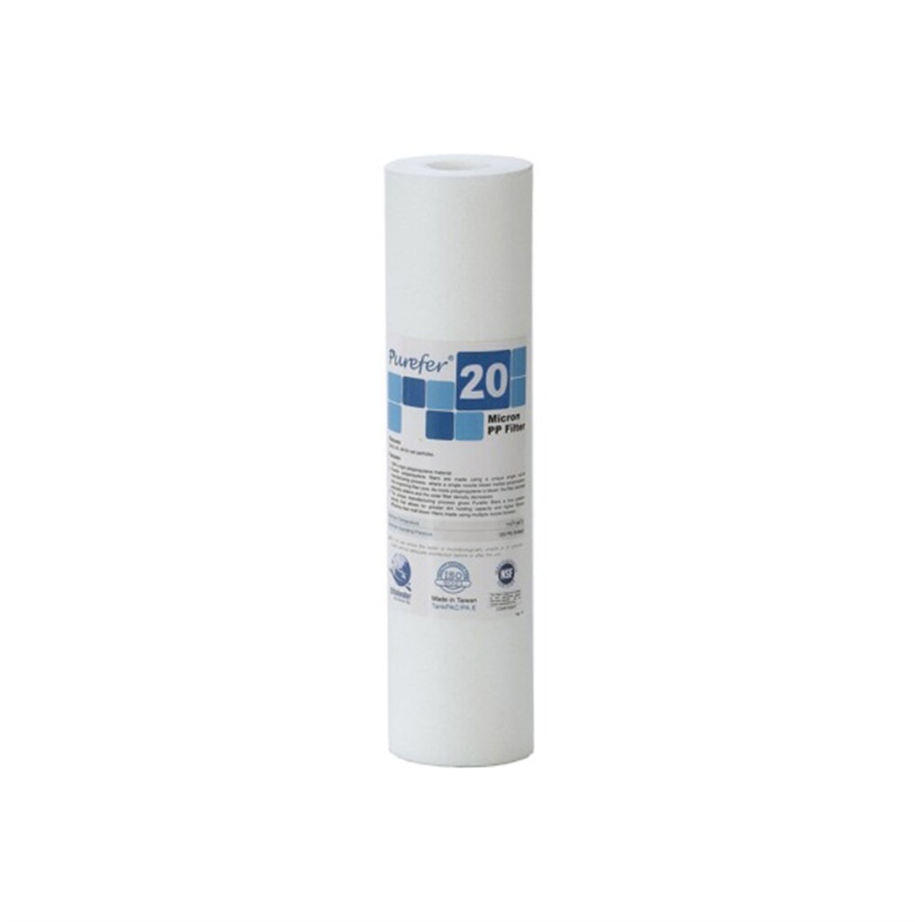 Bluewaterline - Su Arıtma Purefer 10'' 20 Mikron Tortu Filtresi NSF sertifikalı