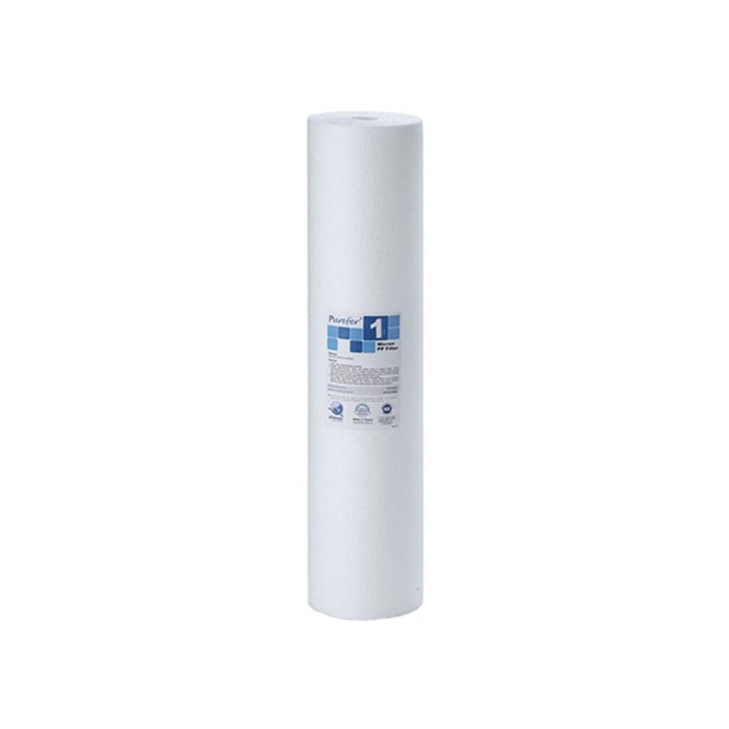 Bluewaterline - Su Arıtma Purefer 20'' Big Blue 1 Mikron Tortu Filtresi NSF sertifikalı