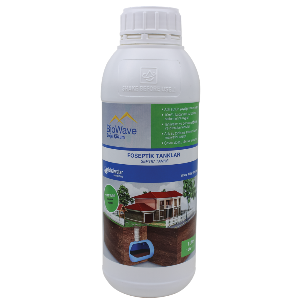 Biowave Foseptik Tanklar Koku ve Atık Giderici - 1 lt (Biowave BRO-1 Liter)