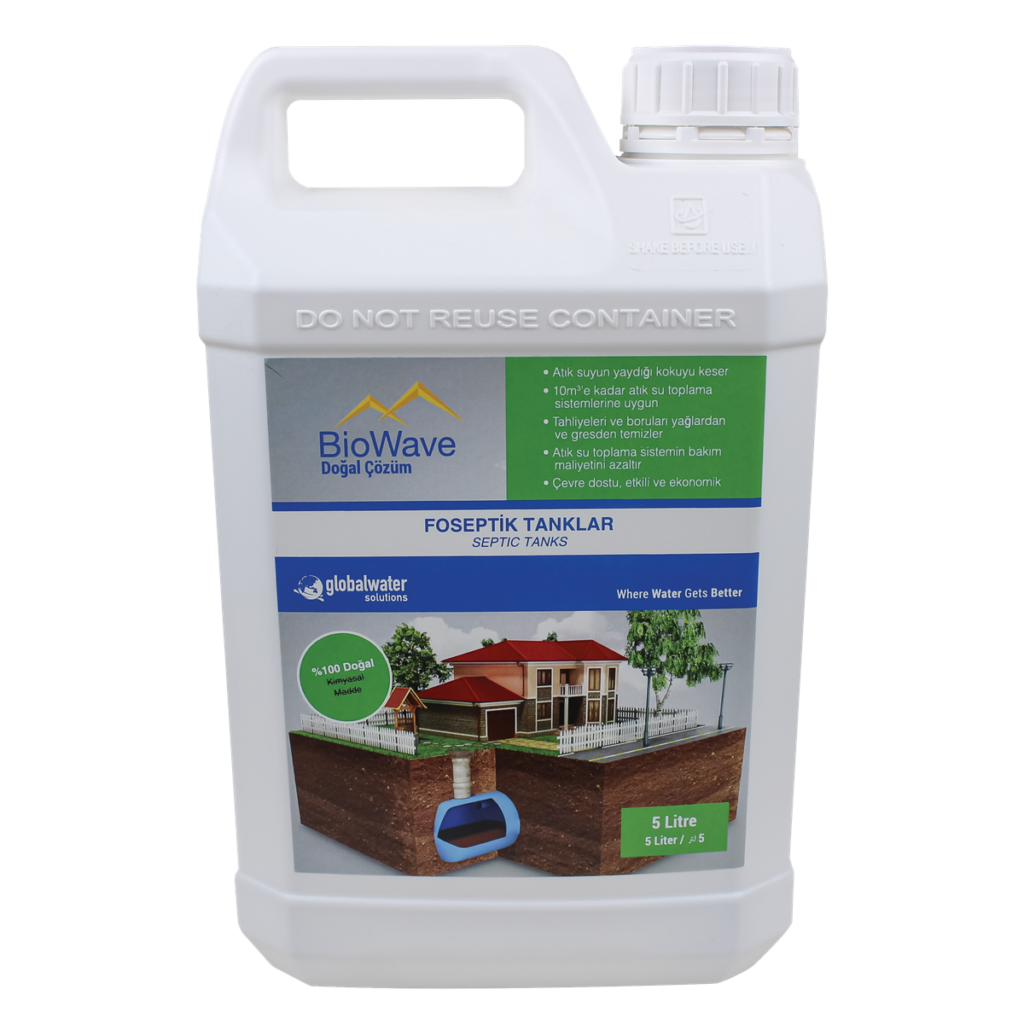 Biowave Foseptik Tanklar Koku ve Atık Giderici - 1 lt (Biowave BRO-1 Liter)