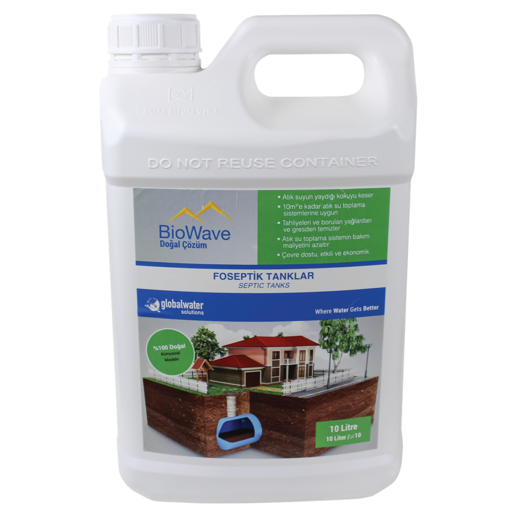 Biowave Foseptik Tanklar Koku ve Atık Giderici - 1 lt (Biowave BRO-1 Liter)