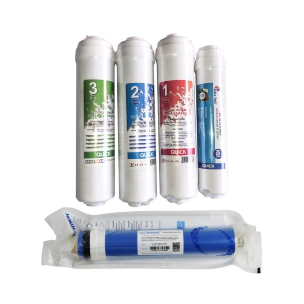 Bluewaterline - Su Arıtma Cihazları Için Eco Inline 12'' Filtre Seti 5'li